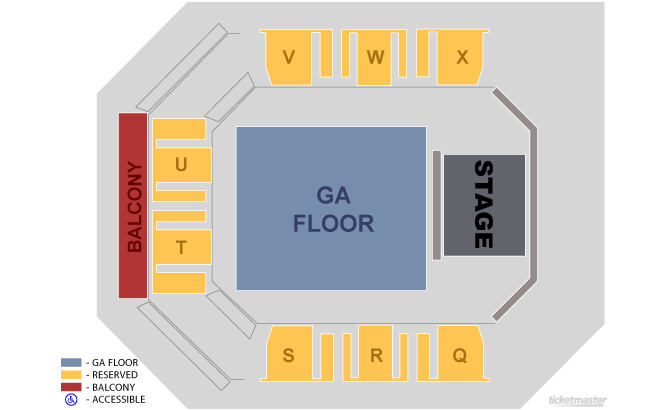 Seating Chart. Official Ticketmaster site