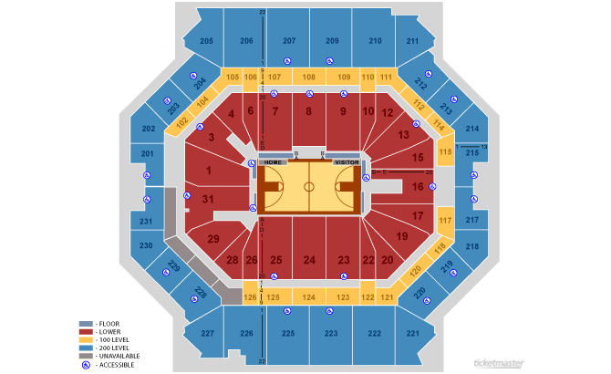 Seating Chart. Official Ticketmaster site