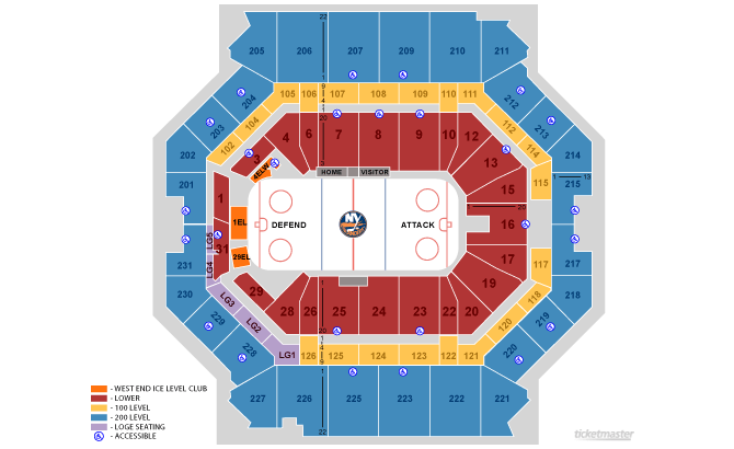 Boxing Seating Chart Barclays Center