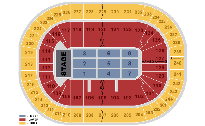 Seating Chart. Official Ticketmaster site