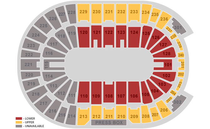 Dunkin Donuts Center Seating Chart With Seat Numbers