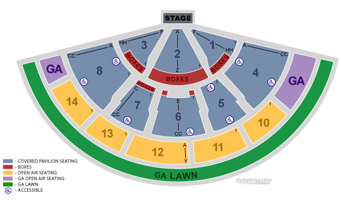 Seating Chart. Official Ticketmaster site