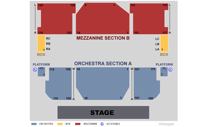 Wells Theater Seating Chart