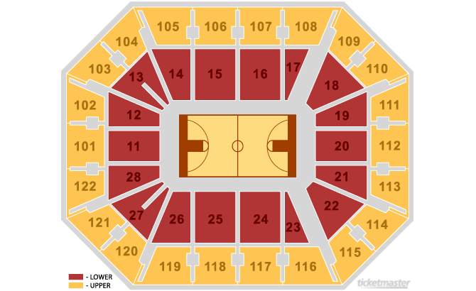 Seating Chart. Official Ticketmaster site