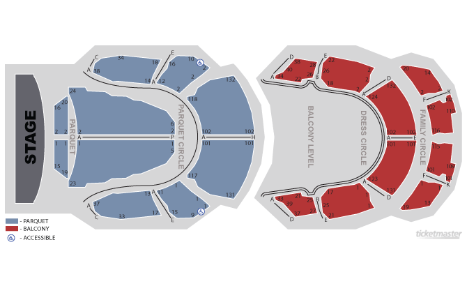 Seating Chart For Grand Opera House Wilmington Delaware