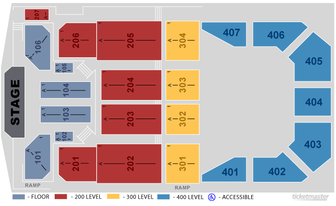 Ticketmaster Seating Chart