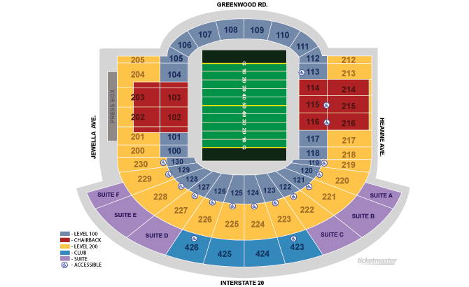 Seating Chart. Official Ticketmaster site