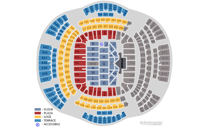 Ticketmaster Seating Chart