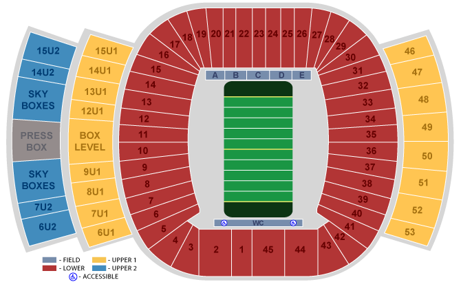 Seating Chart. Official Ticketmaster site