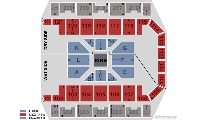 Seating Chart. Official Ticketmaster site