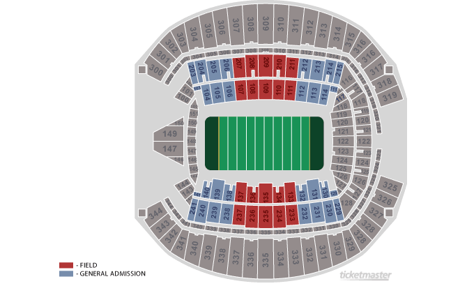 Seating Chart. Official Ticketmaster site