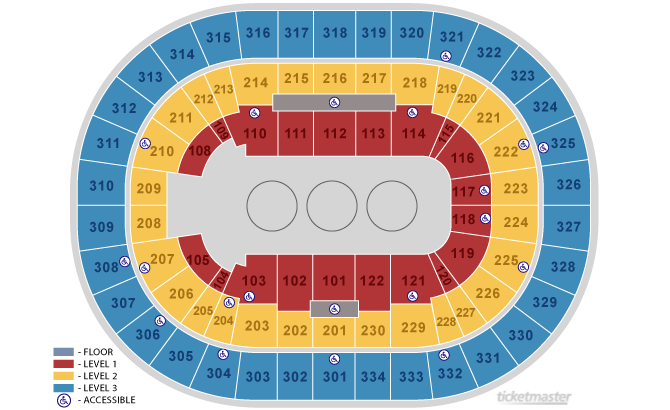 Seating Chart. Official Ticketmaster site