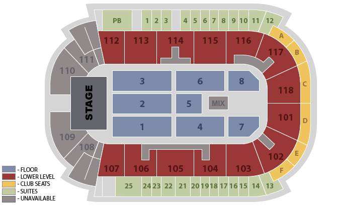 First Niagara Center Suite Seating Chart