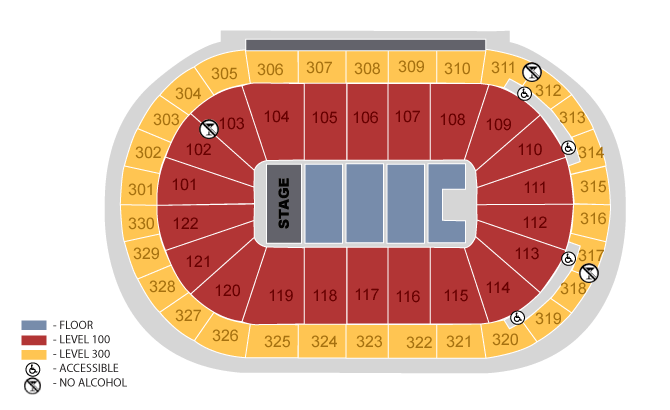Rogers Arena Seating Chart Hockey