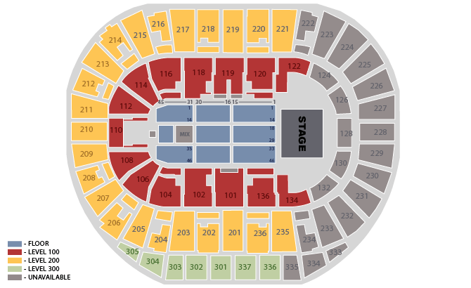 Seating Chart. Official Ticketmaster site