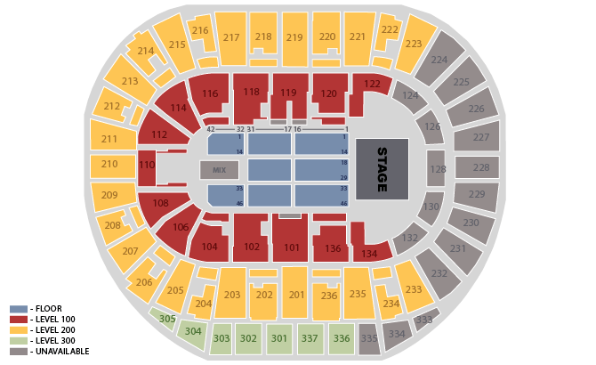 Seating Chart. Official Ticketmaster Site