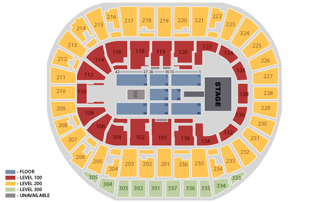 Seating Chart. Official Ticketmaster site