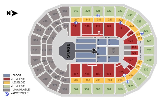 Seating Chart. Official Ticketmaster site