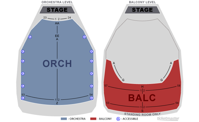 Blaisdell Concert Hall Seating Chart