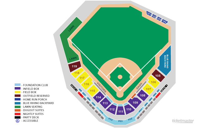Frederick Keys Stadium Seating Chart