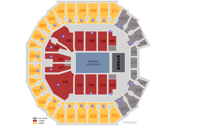 Seating Chart Time Warner Cable Arena Charlotte