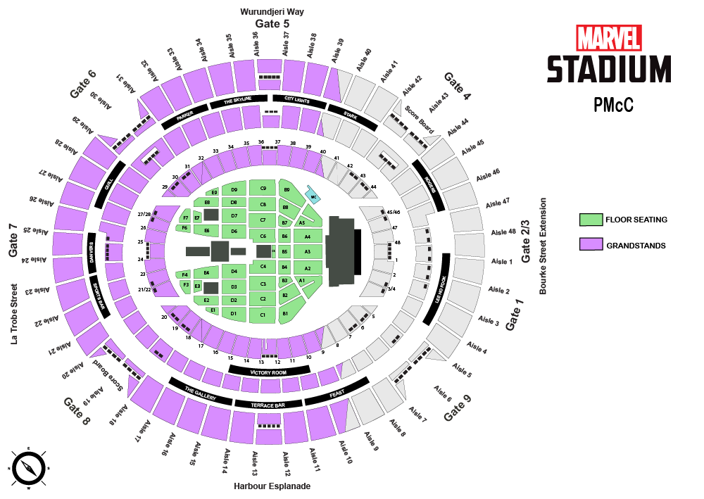 Marvel Stadium Docklands, VIC Tickets, 2023 Event Schedule, Seating Chart Marvel Stadium Docklands, VIC Tickets, 2023 Event Schedule, Seating Chart