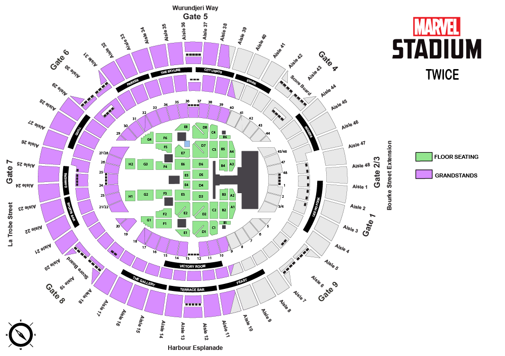 Marvel Stadium - Docklands, VIC | Tickets, 2023 Event Schedule, Seating ...