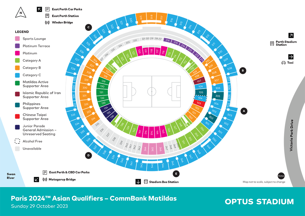 Optus Stadium Burswood, WA Tickets, 20232024 Event Schedule