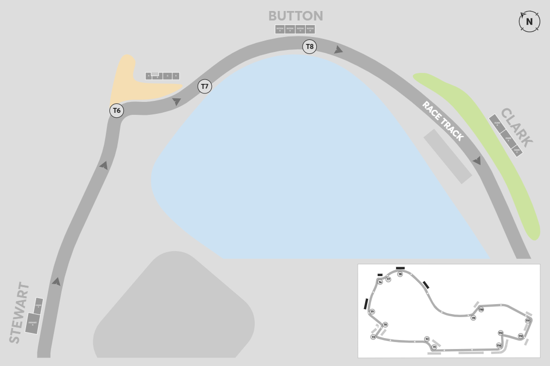 Venue seating chart for FORMULA 1 QATAR AIRWAYS AUSTRALIAN GRAND PRIX 2026 for reference only