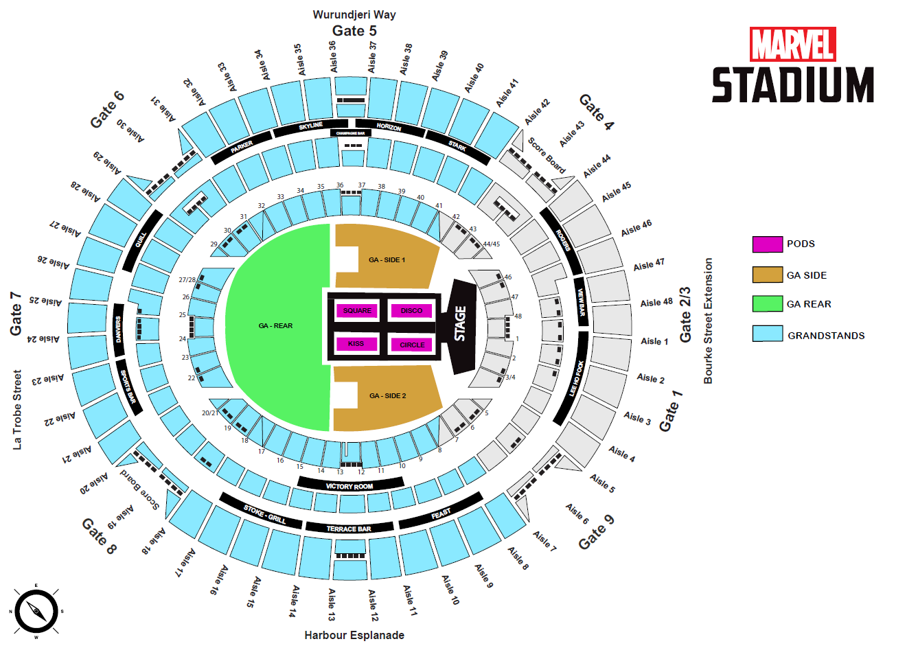 Seat map