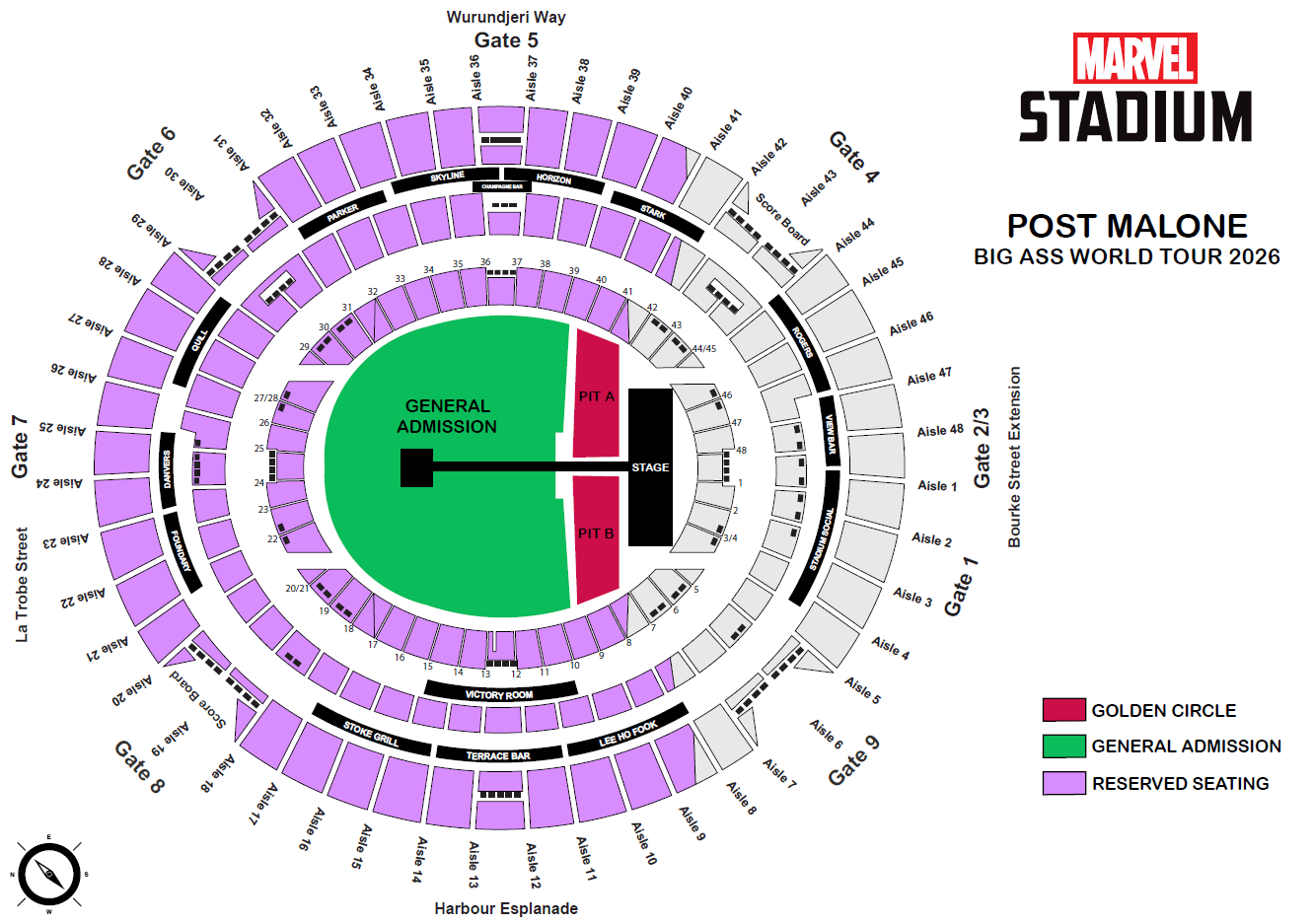 Seat map
