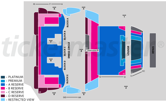 Crown Seating Chart