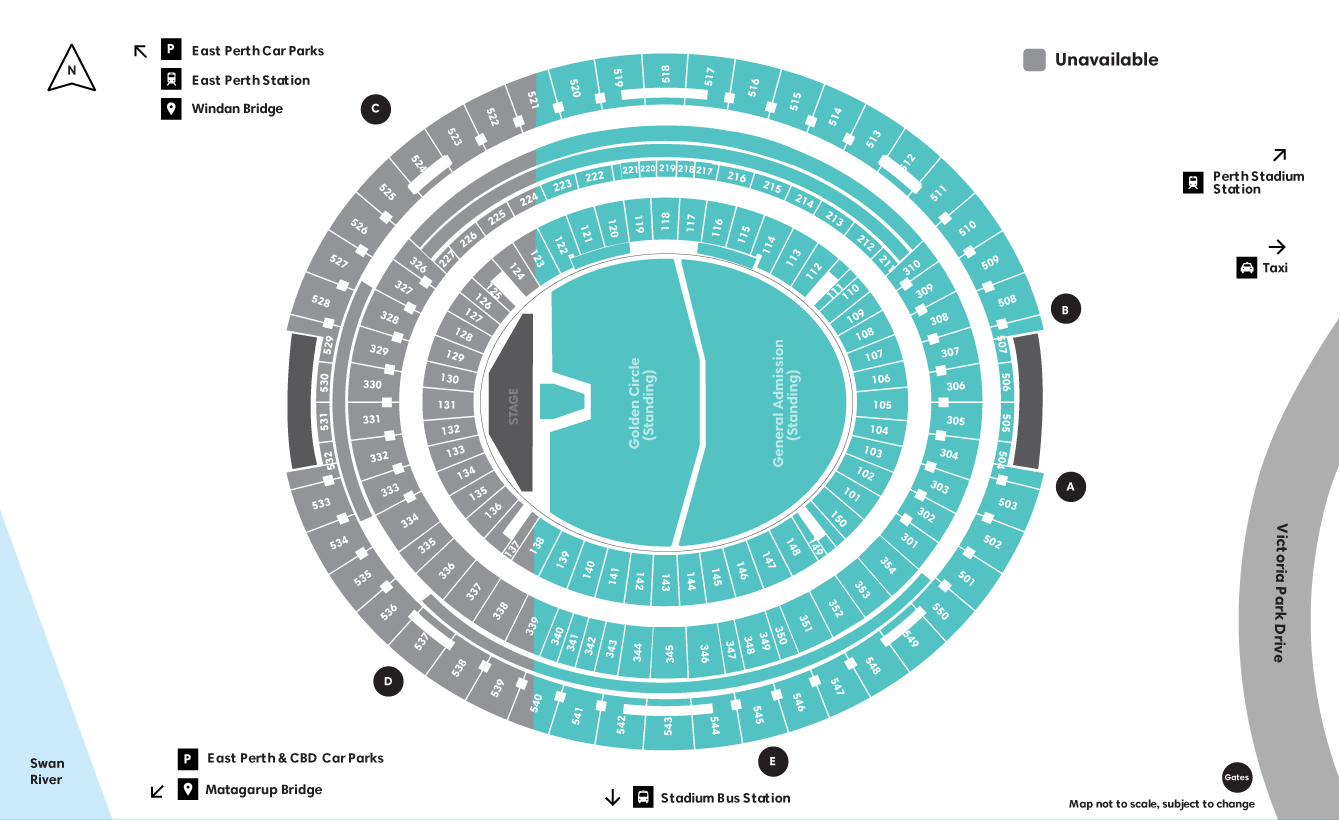 University Of Phoenix Stadium Seating Chart Metallica