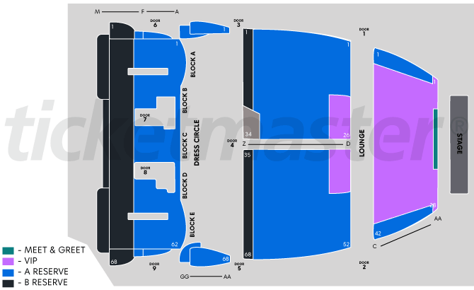 Crown casino floor map layout