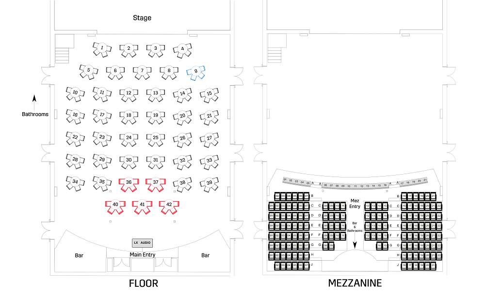 Seat map