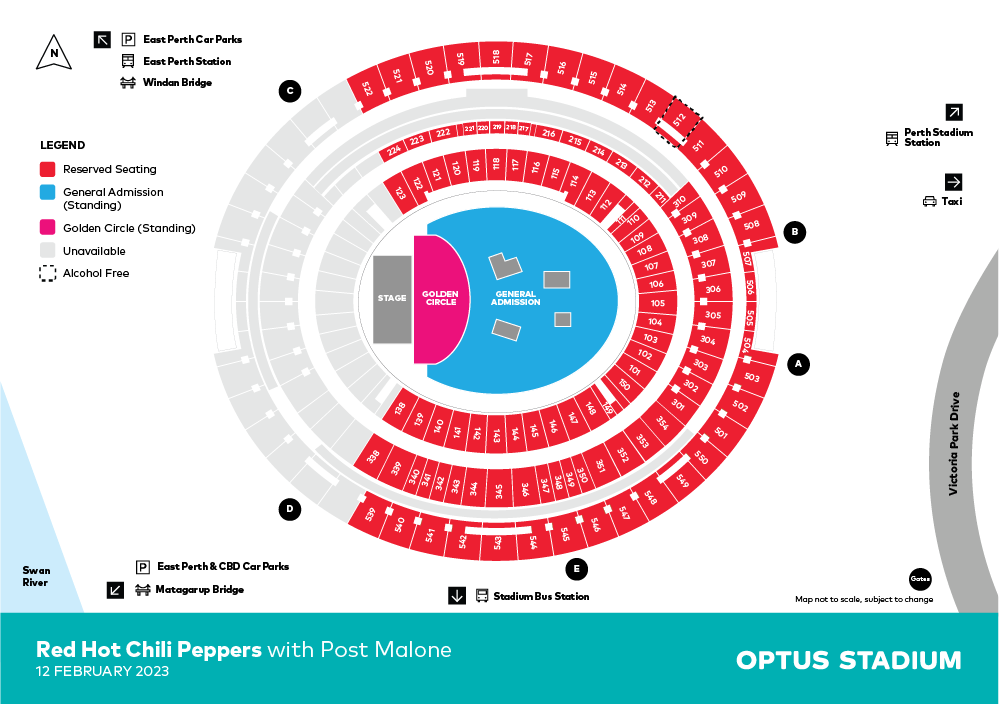 optus stadium seating