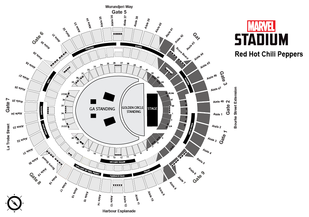 marvel stadium seating