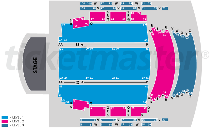 City Recital Hall Seating Map City Recital Hall   Sydney | Tickets, Schedule, Seating Chart 