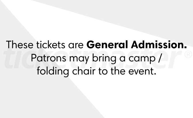 Venue seating chart for Red Hot Summer Tour for reference only