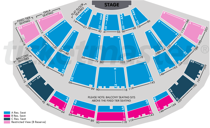 Sidney Myer Music Bowl Seating Chart