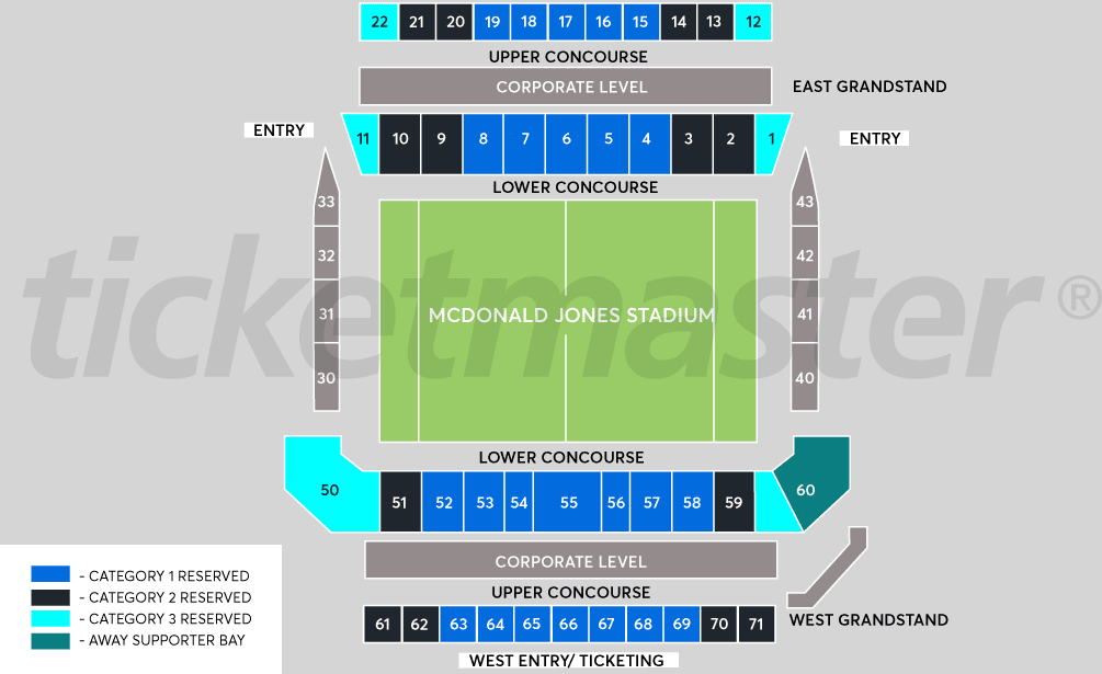 Jones Stadium Seating Chart