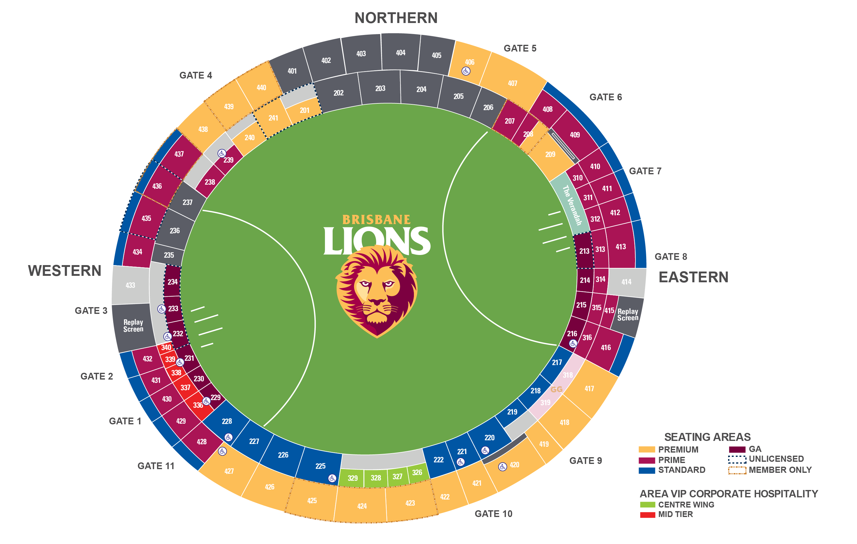 The Gabba Woolloongabba Tickets Schedule Seating Chart Directions