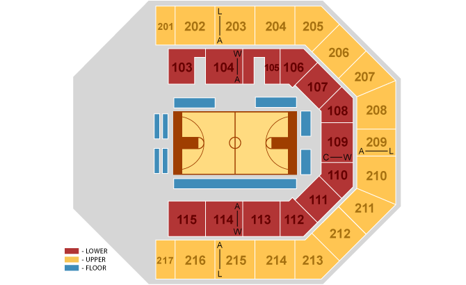 Credit Union 1 Arena At Uic Seating Chart