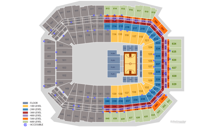 Lucas Oil Seating Chart