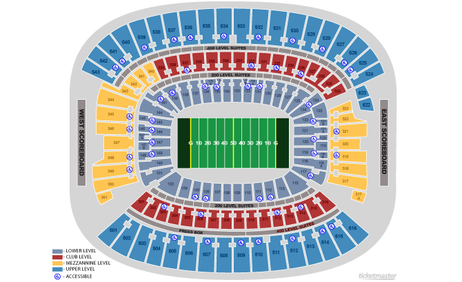 Cleveland Browns Home Schedule 2019 & Seating Chart ...