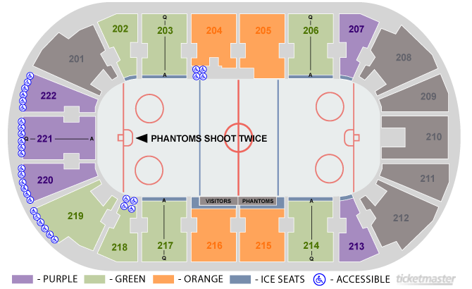 Phantoms Seating Chart
