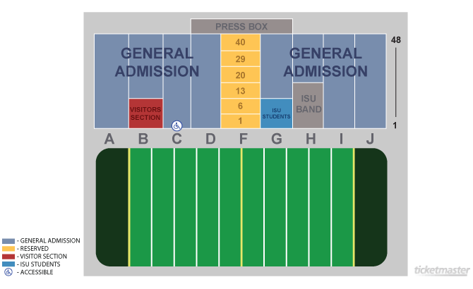 Isu Stadium Seating Chart