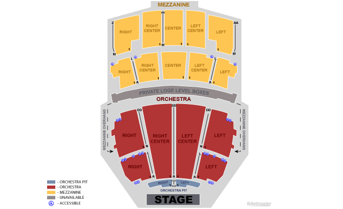 Stifel Theatre St Louis Mo Seating Chart