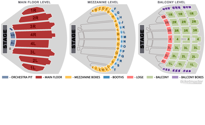 Chicago Theatre Pit Seating Chart