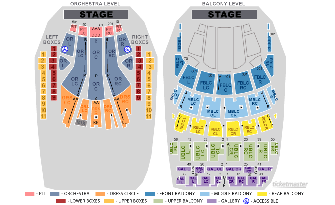 Bank Theater Chicago Seating Chart View